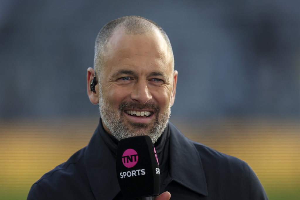 TNT Sports Joe Cole during the Premier League match between Newcastle United FC and AFC Bournemouth at St James' Park on January 18, 2025
