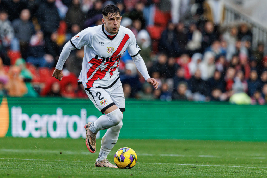 Andrei Florin Ratiu (Rayo Vallecano) seen in action  during