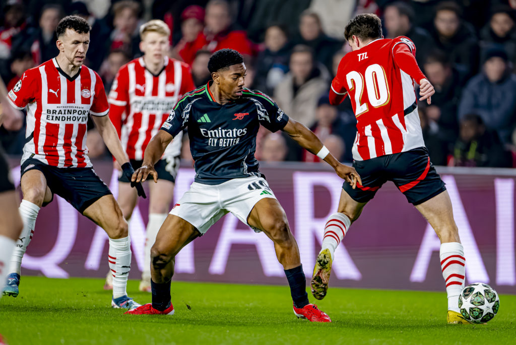 PSV Eindhoven v Arsenal FC - UEFA Champions League 2024/25 Round of 16 First Leg