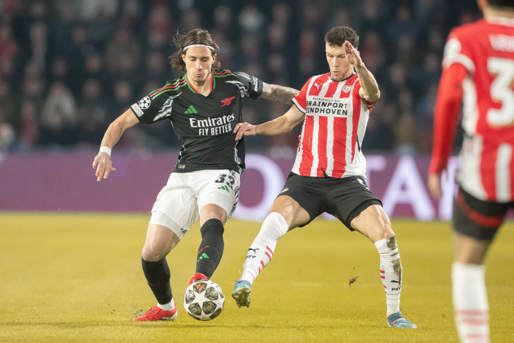 PSV Eindhoven v Arsenal FC - UEFA Champions League 2024/25 Round of 16 First Leg