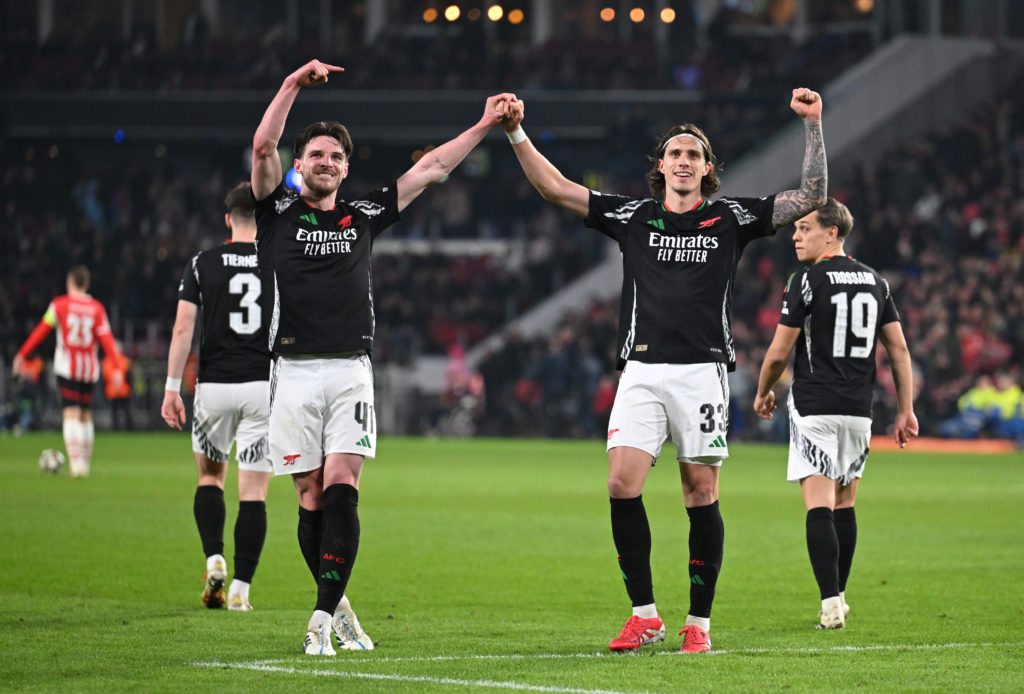 PSV Eindhoven v Arsenal FC - UEFA Champions League 2024/25 Round of 16 First Leg