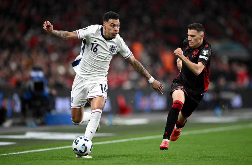 Morgan Rogers during England v Albania - European Qualifiers Group K - FIFA World Cup 2026