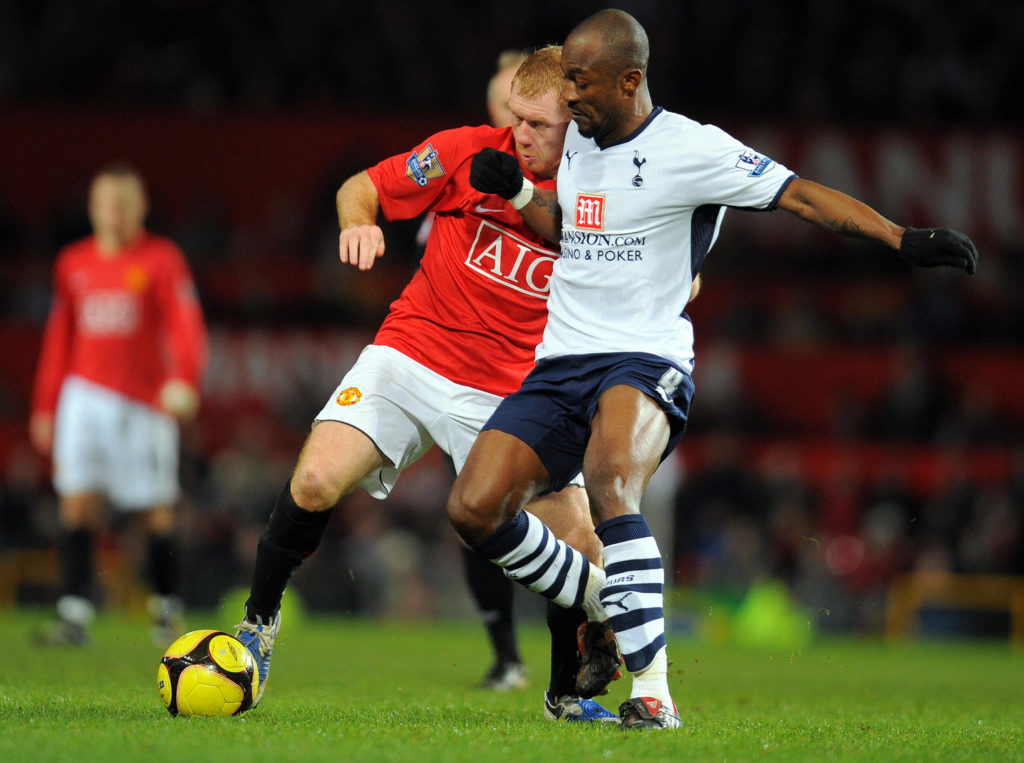 Manchester United's English midfielder P