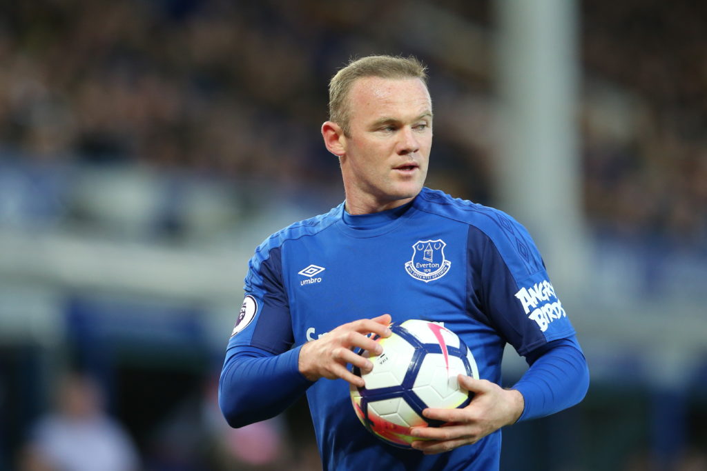 Wayne Rooney in action for Everton against Newcastle United