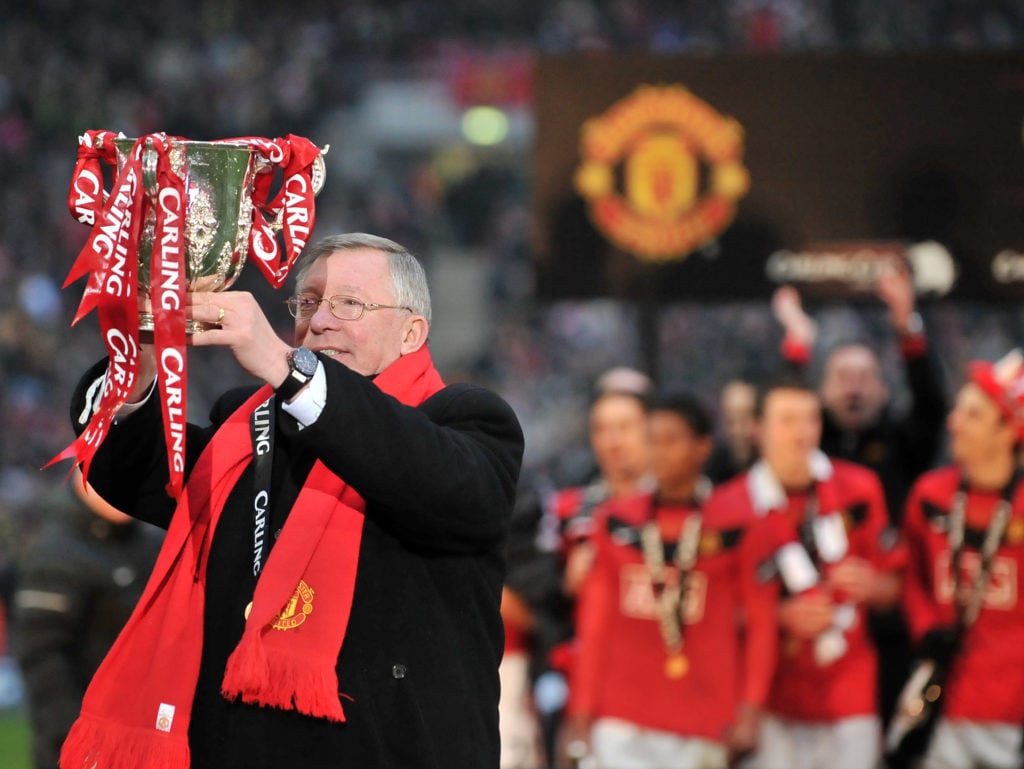 Manchester United manager Sir Alex Fergu