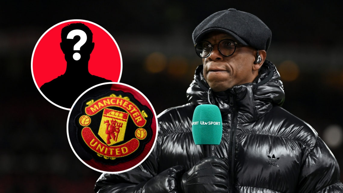 TV pundit and Former Arsenal player Ian Wright prior to the Emirates FA Cup Fourth Round match between Manchester United and Leicester City at Old ...