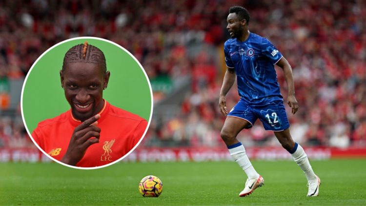 John Mikel Obi of Chelsea Legends runs with the ball during the Legends Charity Match between Liverpool Legends and Chelsea Legends at Anfield. Ins...