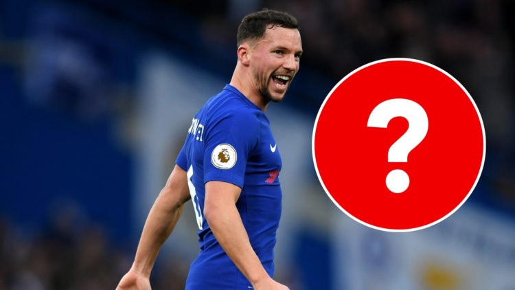 Danny Drinkwater of Chelsea celebrates scoring his team's second goal during the Premier League match between Chelsea and Stoke City at Stamford Br...
