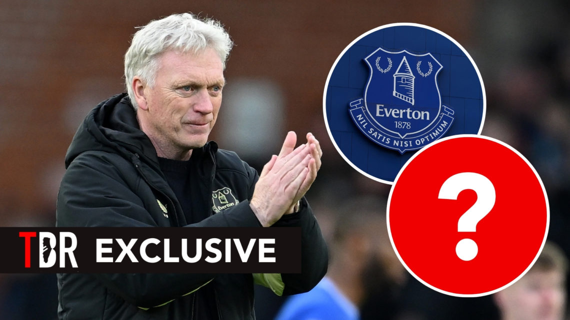 David Moyes, Manager of Everton, acknowledges the fans after the Premier League match between Everton FC and West Ham United FC, with two insets fe...
