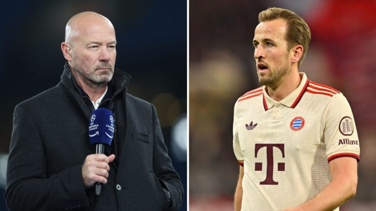Alan Shearer split with Harry Kane at Bayern Munich.