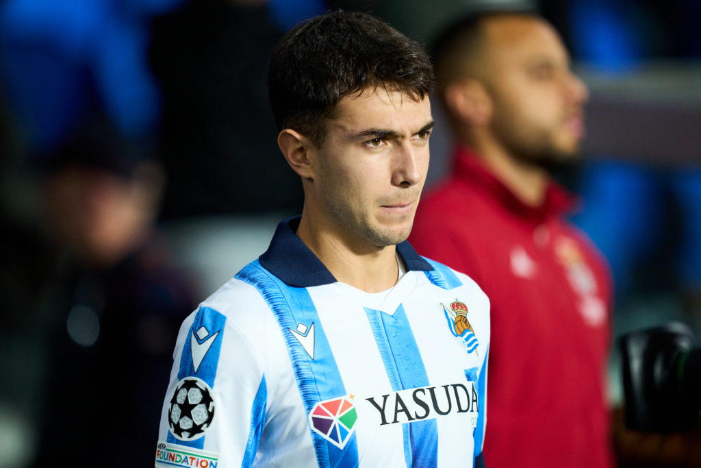Real Sociedad v SL Benfica: Group D - UEFA Champions League 2023/24