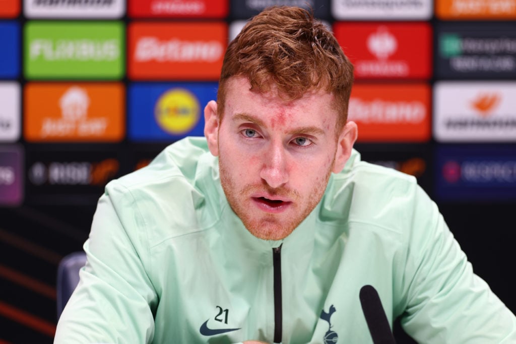 Dejan Kulusevski ahead of Tottenham Hotspur Training Session And Press Conference - UEFA Europa League 2024/25 League Phase MD8
