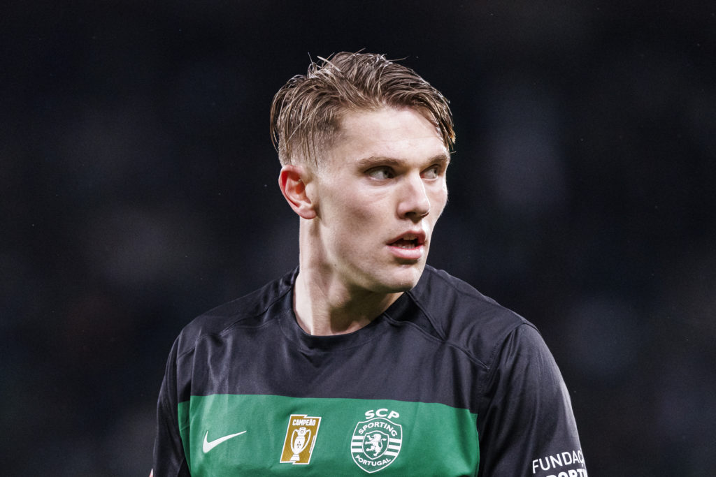 Viktor Gyokeres during a match for Sporting CP