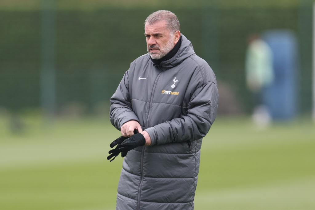 Tottenham Hotspur Training Session And Press Conference - UEFA Europa League 2024/25 Quarter Final First Leg