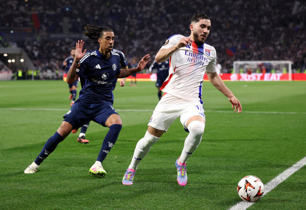 Olympique Lyonnais v Manchester United - UEFA Europa League 2024/25 Quarter Final First Leg