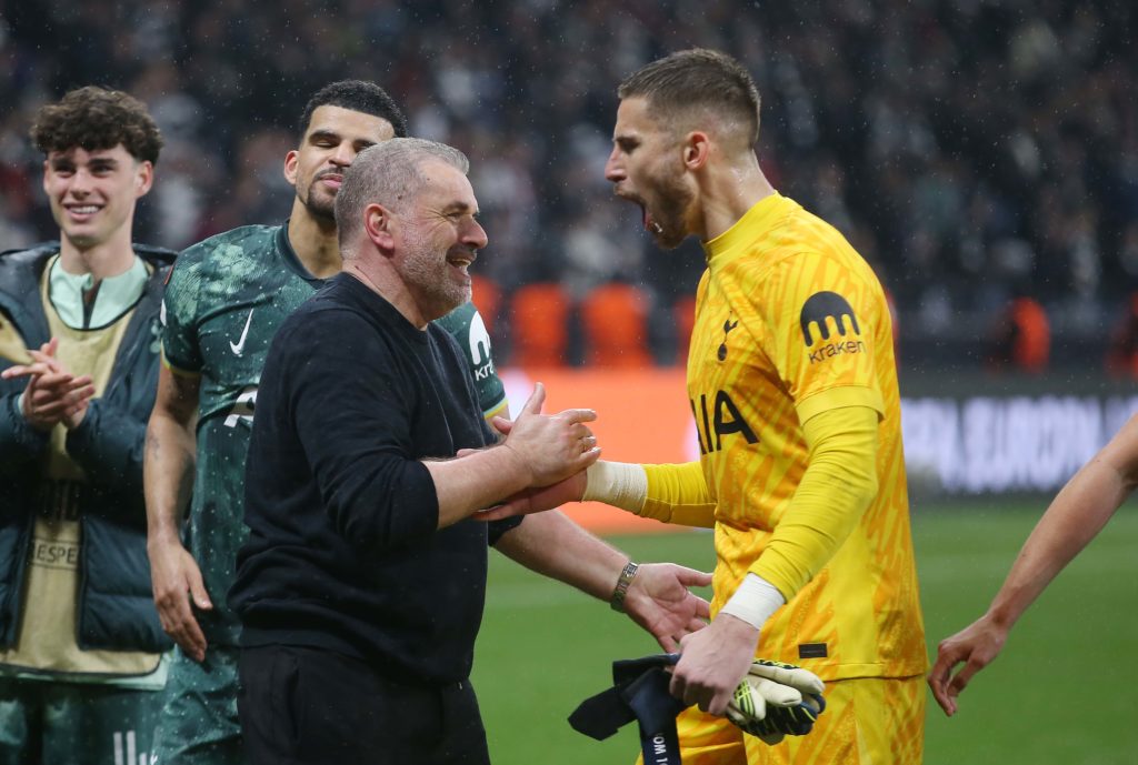 Eintracht Frankfurt v Tottenham Hotspur - UEFA Europa League 2024/25 Quarter Final Second Leg