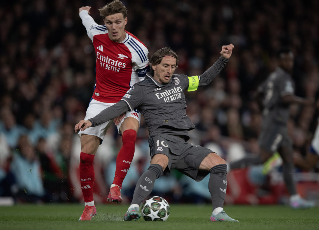 Arsenal FC v Real Madrid C.F. - UEFA Champions League 2024/25 Quarter Final First Leg