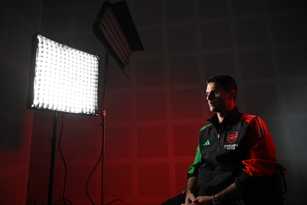 Arsenal FC Press Conference - UEFA Champions League 2024/25 Quarter Final Second Leg