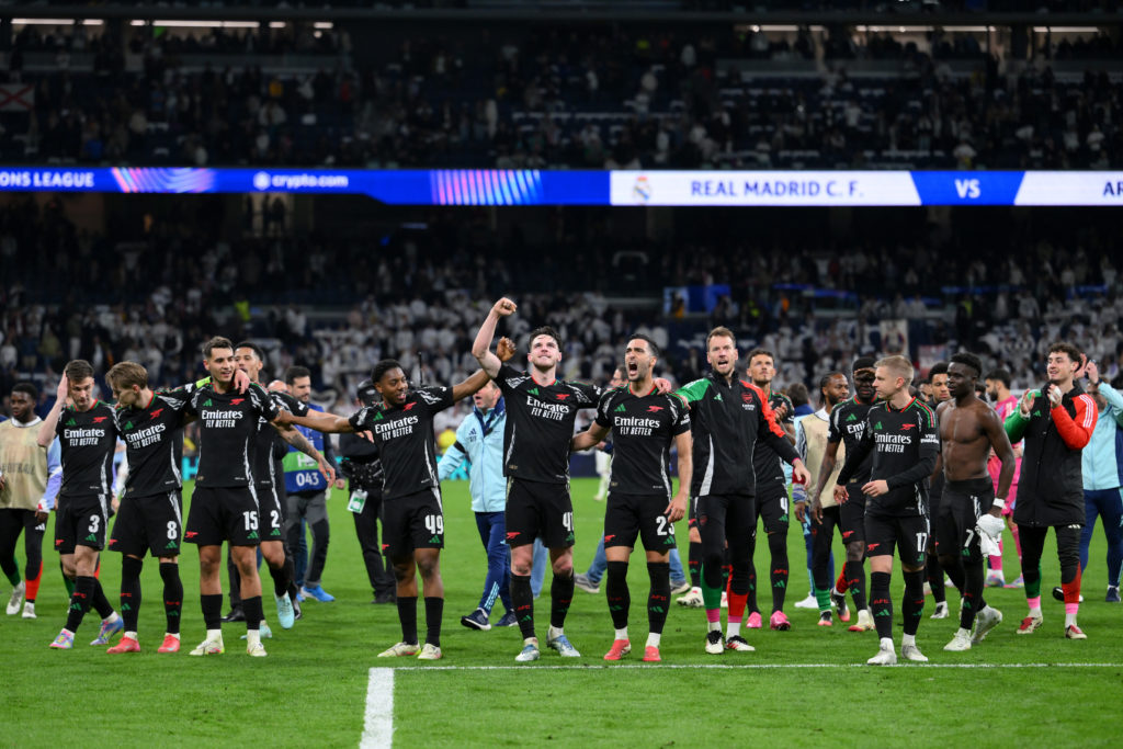 Real Madrid C.F. v Arsenal FC - UEFA Champions League 2024/25 Quarter Final Second Leg