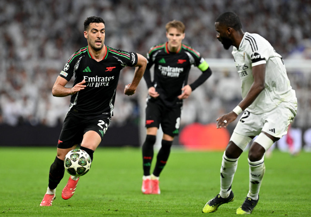 Real Madrid C.F. v Arsenal FC - UEFA Champions League 2024/25 Quarter Final Second Leg