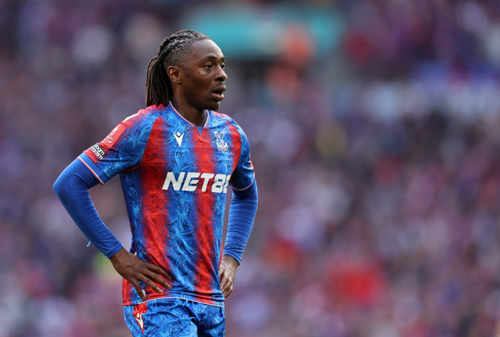 Eberechi Eze during a FA Cup match for Manchester City.