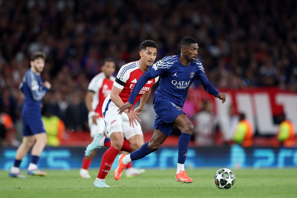 Arsenal FC v Paris Saint-Germain - UEFA Champions League 2024/25 Semi Final First Leg