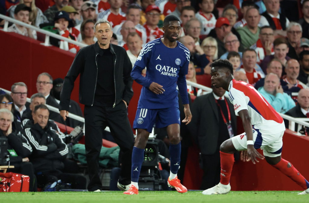 Arsenal FC v Paris Saint-Germain - UEFA Champions League 2024/25 Semi Final First Leg