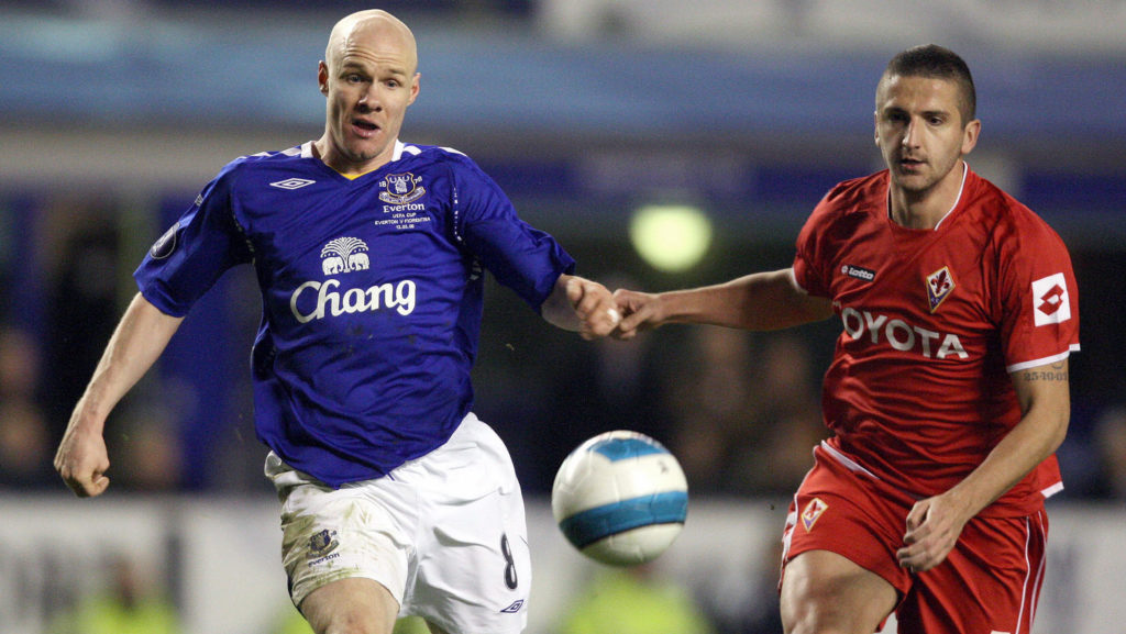 Everton's English forward Andrew Johnson