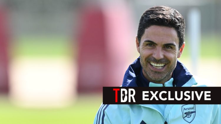 Arsenal manager Mikel Arteta during a training session at Sobha Realty Training Centre.