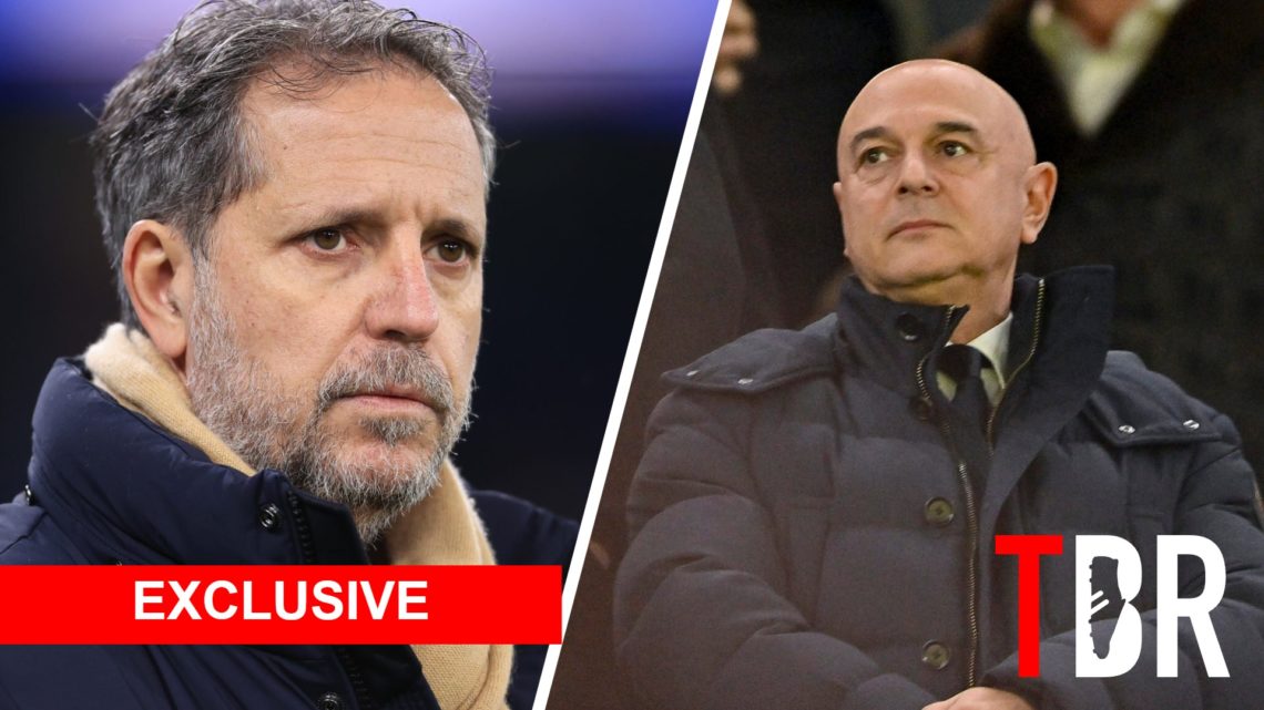 Split image of former Tottenham Hotspur sporting director Fabio Paratici (L) and Tottenham Hotspur chairman Daniel Levy (R)