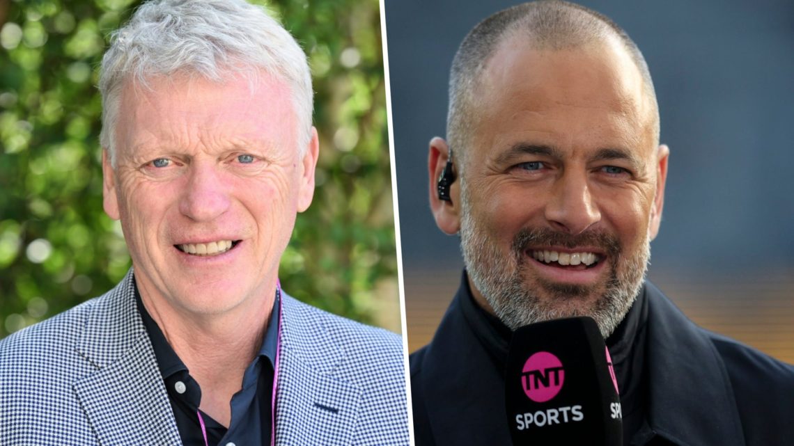 A split image of David Moyes and Joe Cole