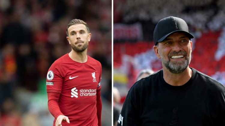 Split image of Jurgen Klopp and Jordan Henderson