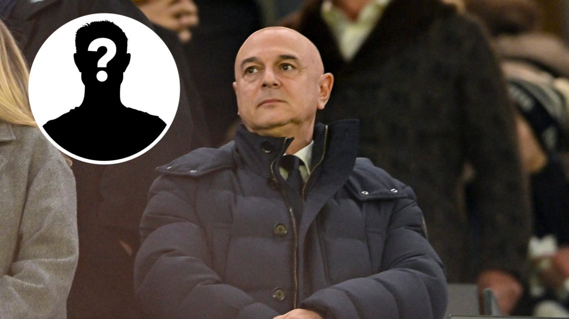 Daniel Levy with an inset of a mystery figure