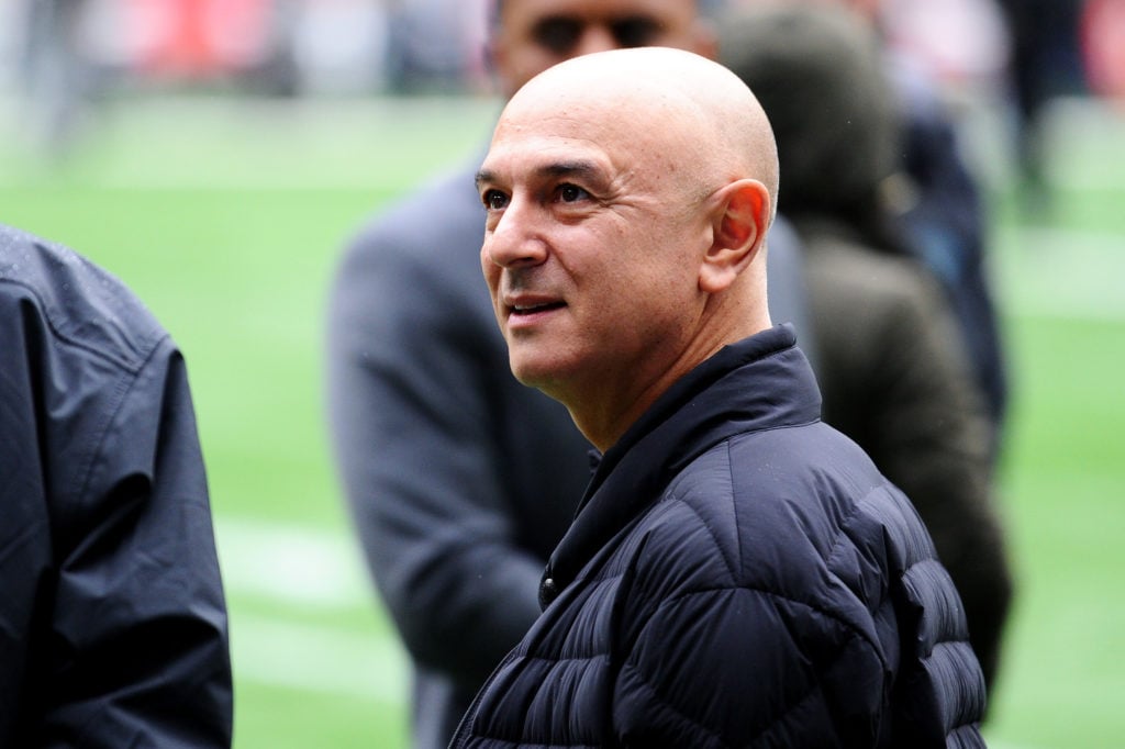 ENIC chairman Daniel Levy in attendance at an NFL match at the Tottenham Hotspur Stadium