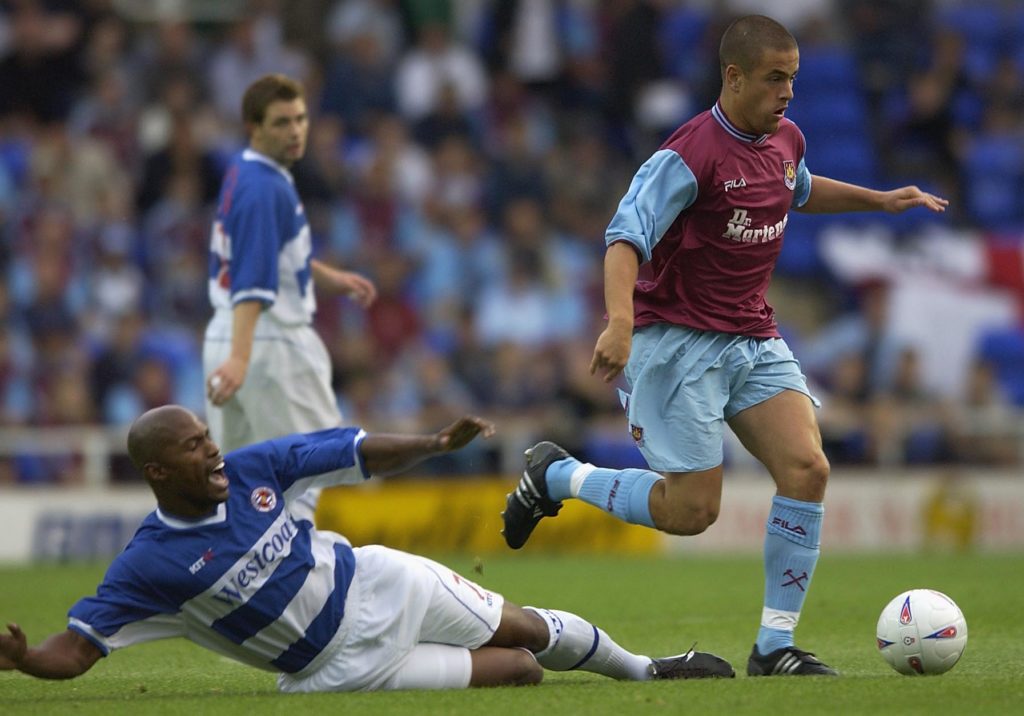 Joe Cole in action for West Ham United