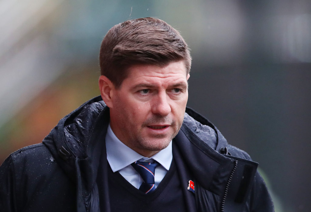 Steven Gerrard during his time as Glasgow Rangers manager
