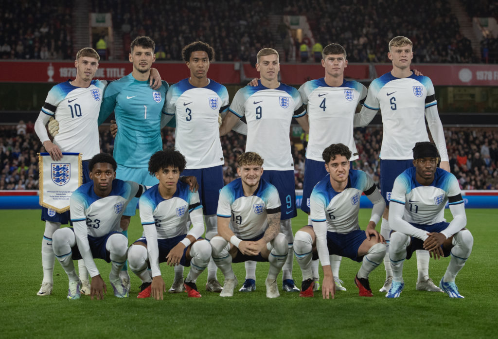 England starting XI ahead of their UEFA U21 EURO Qualifier against Serbia