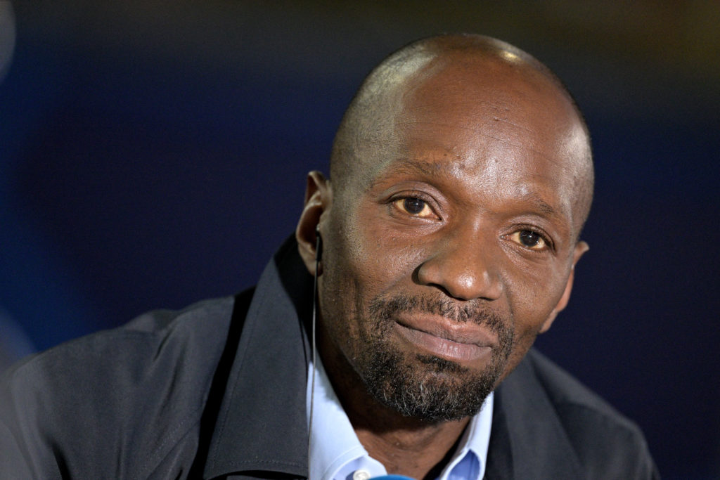 Claude Makelele at the PSG vs AC Milan match