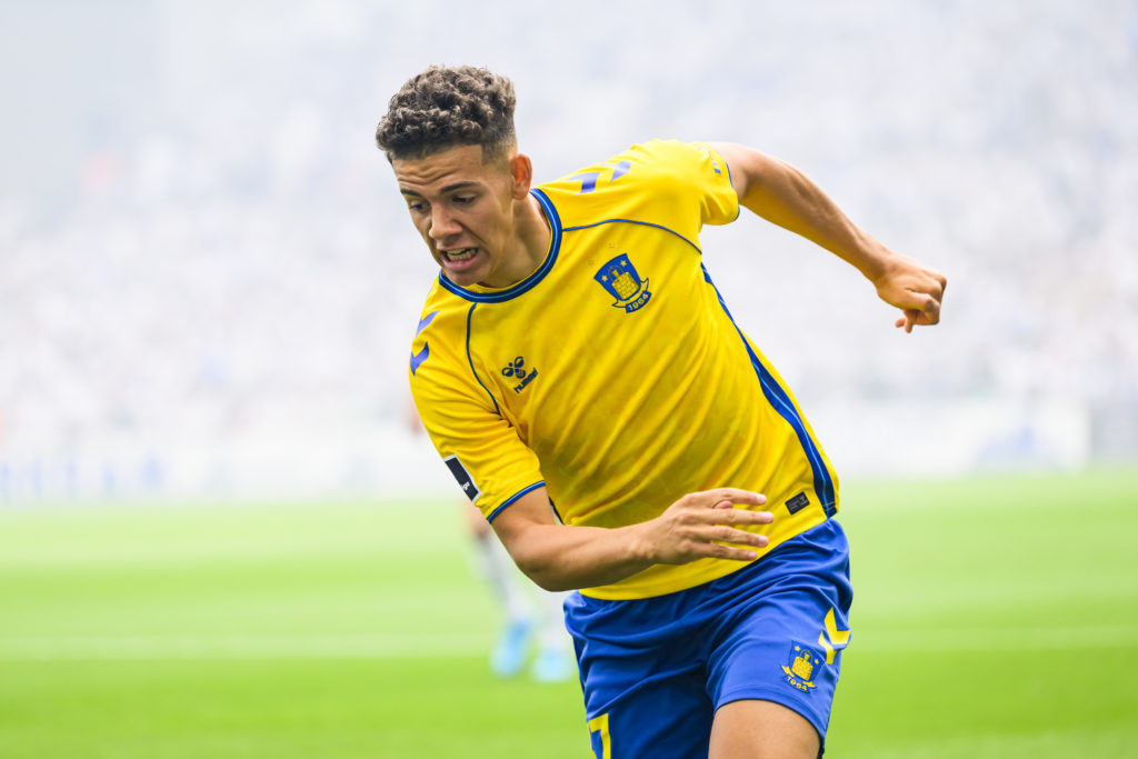 Clement Bischoff playing for Brondby.