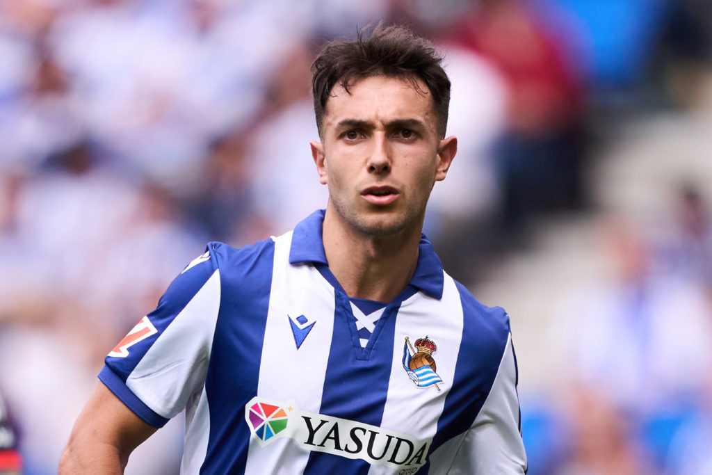Real Sociedad midfielder Martin Zubimendi