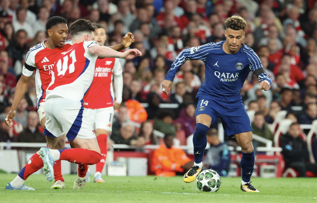 Arsenal FC v Paris Saint-Germain - UEFA Champions League 2024/25 Semi Final First Leg