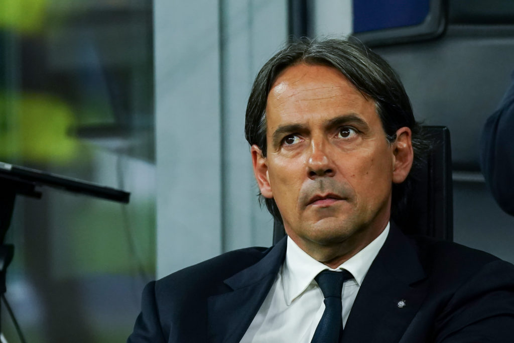 Simone Inzaghi ahead of FC Internazionale Milano v FC Barcelona - UEFA Champions League 2024/25 Semi Final Second Leg