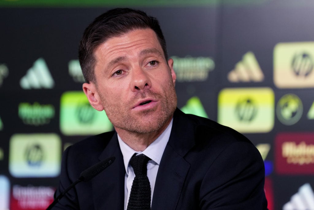 Xabi Alonso in his first press conference as Real Madrid manager