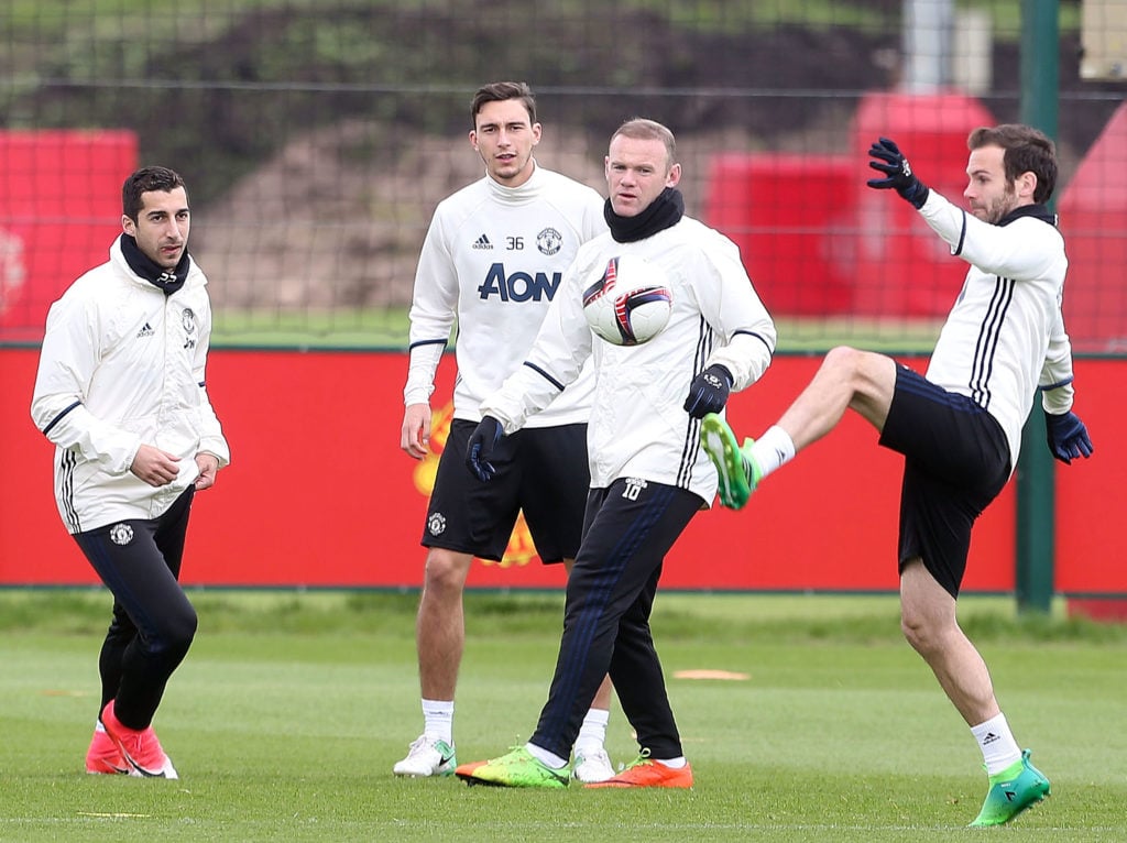 Manchester United Training and Press Conference