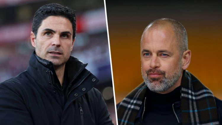 A split image of Mikel Arteta and Joe Cole