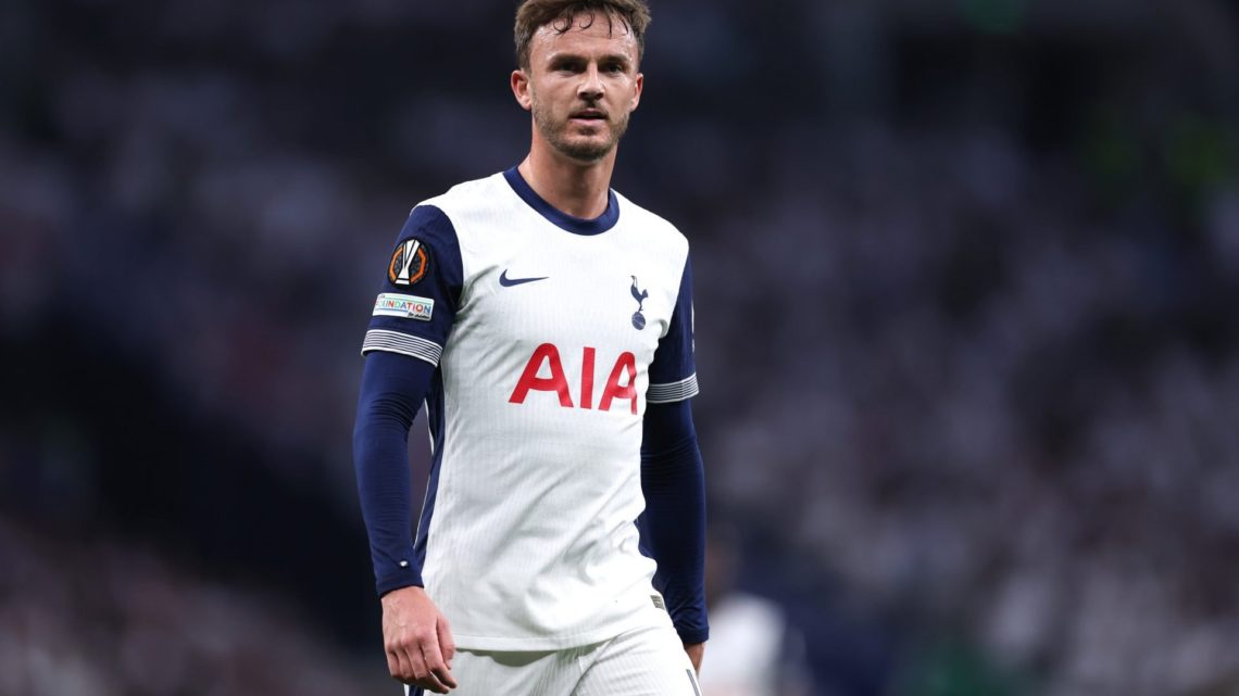 Image of Tottenham's James Maddison