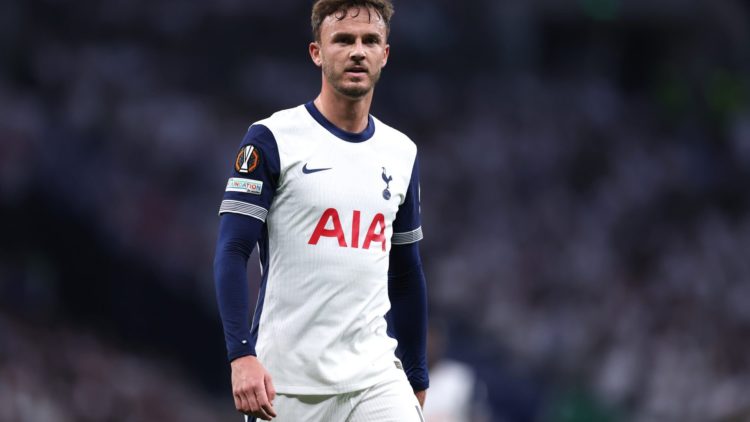 Image of Tottenham's James Maddison