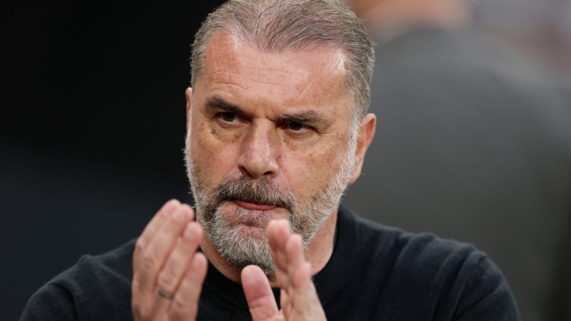 Image of Tottenham manager Ange Postecoglou
