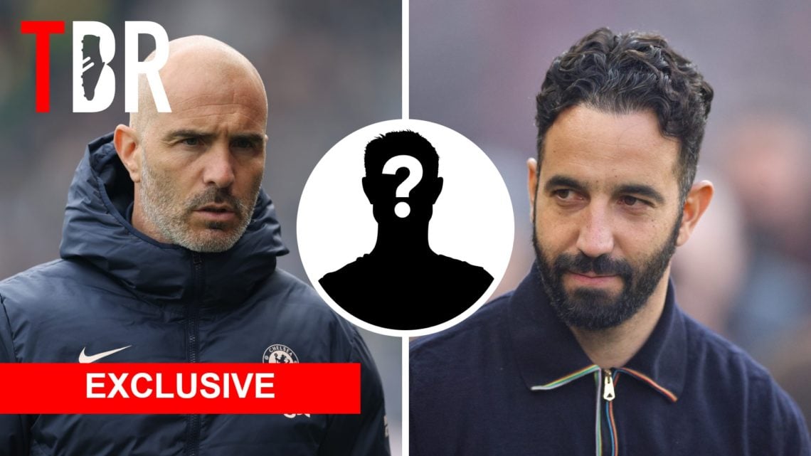 Split image of Manchester United manager Ruben Amorim (R) and Chelsea manager Enzo Maresca (L)