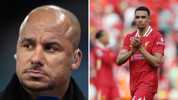 Split image of Gabby Agbonlahor and Trent Alexander-Arnold